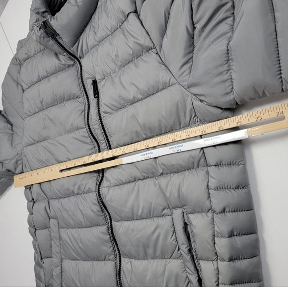 Kenneth Cole New York Grey Full-Zip Puffer Jacket Women's Size Medium New - Picture 7 of 11